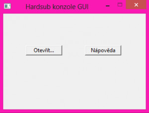 Hardsub Konzole - náhled