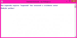 Hardsub Konzole - náhled