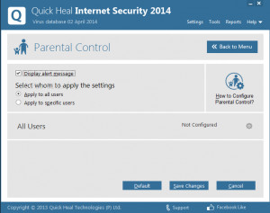 Quick Heal Internet Security - náhled