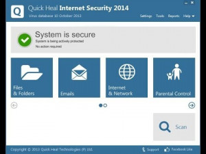 Quick Heal Internet Security - náhled