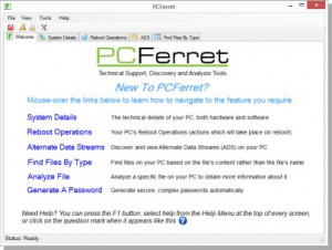 PCFerret - náhled