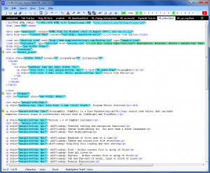 Program Edit - náhled