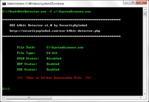 EXE 64bit Detector - náhled