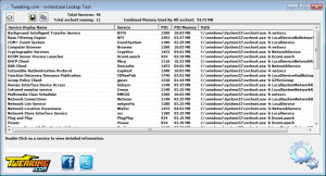 svchost.exe Lookup Tool - náhled