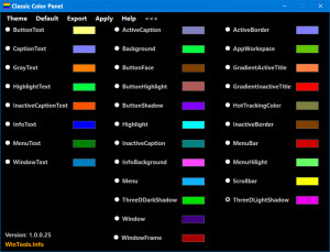 Classic Color Panel - náhled