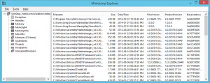 Minidump Explorer - náhled