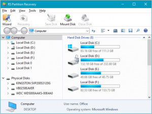 RS Partition Recovery - náhled