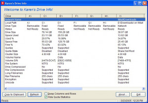 Karen's Drive Info - náhled