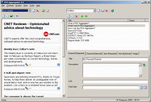 RSS Aggregator - náhled