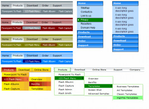 123 Flash Menu - náhled
