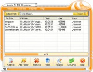 Audio To RM Converter - náhled