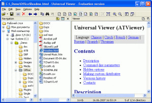 Universal Viewer (ATViewer) - náhled
