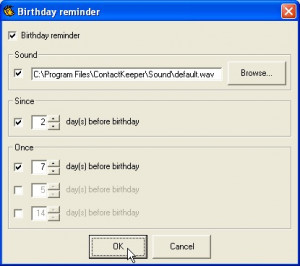 Birthday Reminder - náhled