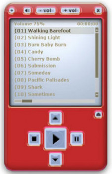 Window Gadgets MP3 Player  - náhled