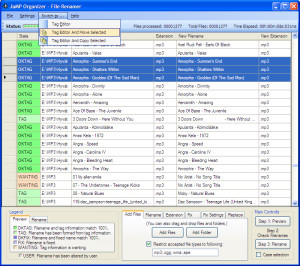 JaMP Organizer - náhled