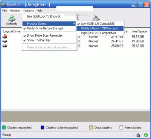 Hexprobe Storage Encryption Tool - náhled