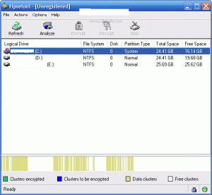 Hexprobe Storage Encryption Tool - náhled