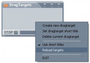 DragTargets - náhled