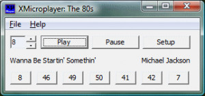 XMicroplayer - náhled