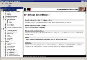 GFI Network Server Monitor - náhled