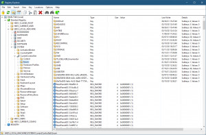 Registry Explorer - náhled