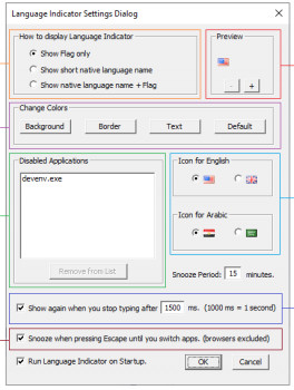 Language Indicator - náhled