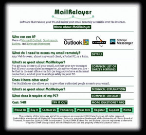 MailRelayer - náhled