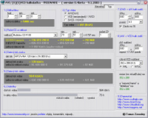 AVI/(X)(S)VCD Bitrate Calculator - náhled