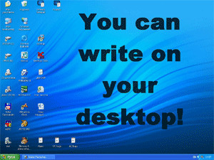 Desktop Notepad - náhled