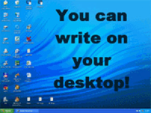 Desktop Notepad - náhled