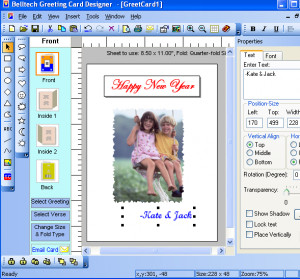 Greeting Card Designer - náhled