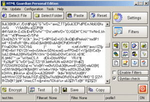 HTML Guardian - náhled