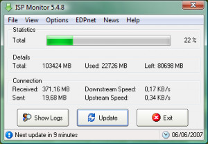 ISP Monitor - náhled