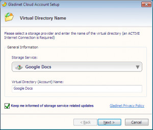 Gladinet Cloud Desktop - náhled