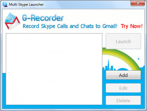 Multi Skype Launcher - náhled