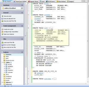 MaxDB Code Factory - náhled