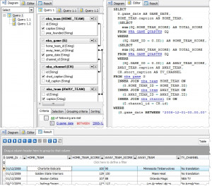 MaxDB Code Factory - náhled