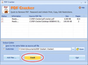 PDF Cracker - náhled