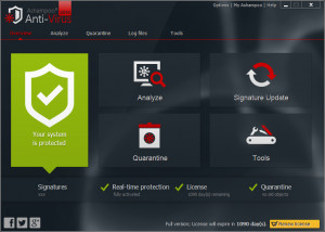 Ashampoo Anti-Virus 2015 - náhled