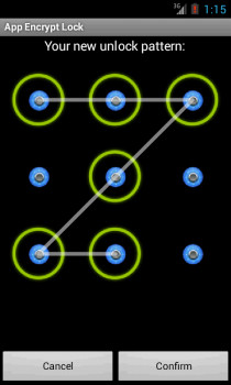 App Encrypt Lock  - náhled