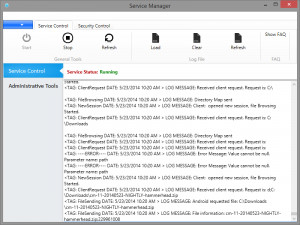 Droid Sync Manager - náhled