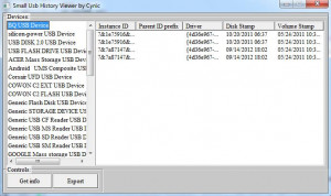 Small Usb History Viewer - náhled
