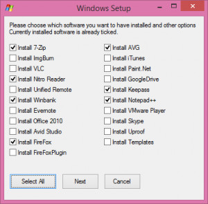 WindowsInstallerPro - náhled
