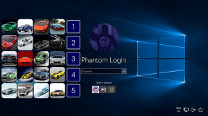 Phantom Login - náhled