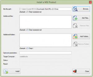 Remote MSI Manager - náhled