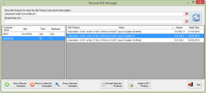 Remote MSI Manager - náhled