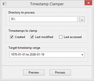 Timestamp Clamper - náhled