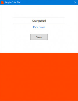 Simple Color File - náhled
