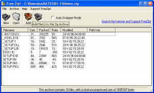 FreeZip! - náhled