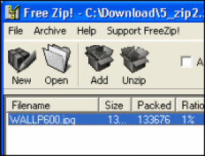 FreeZip! - náhled